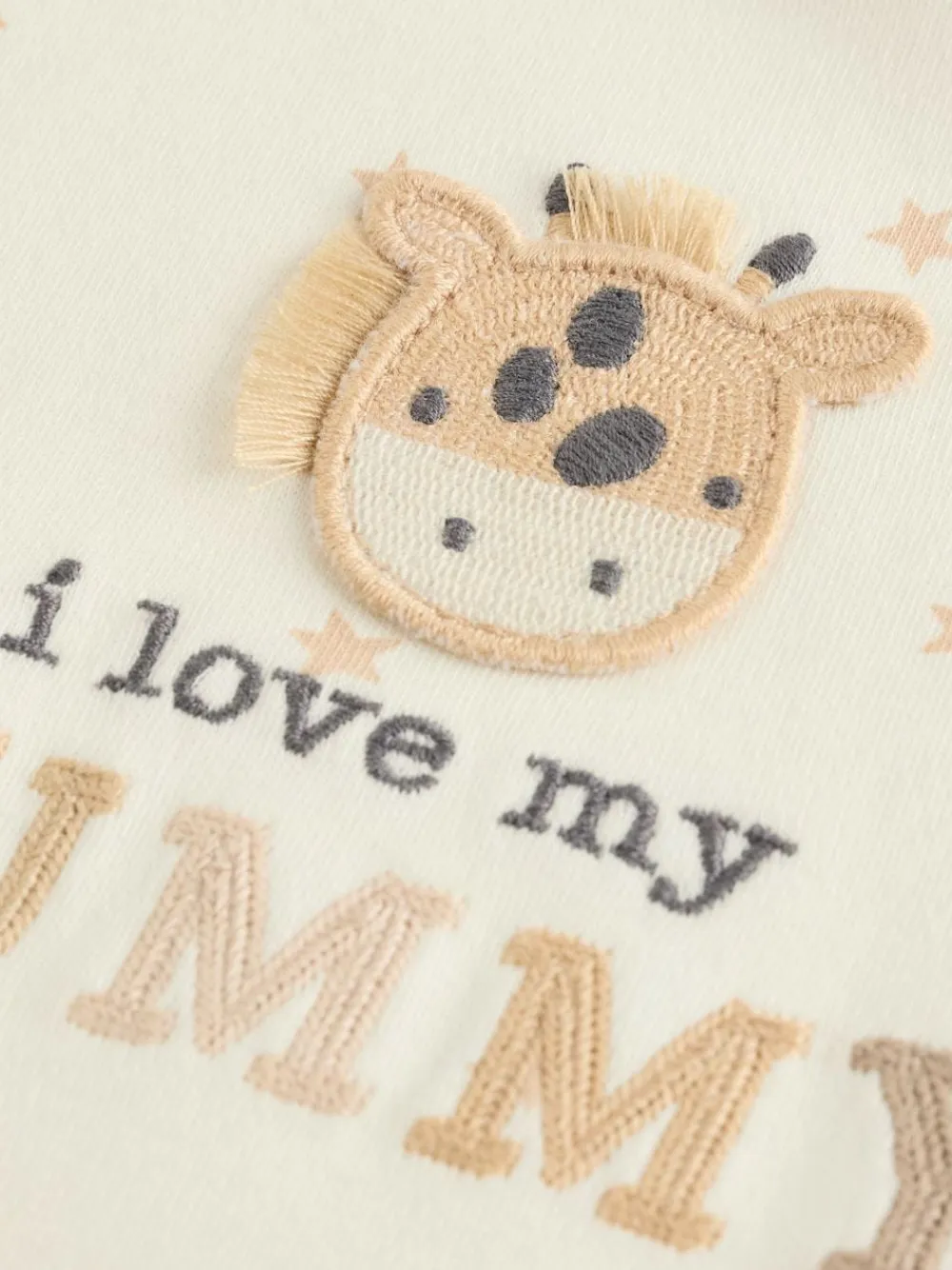 Clearance Next Baby Bodysuits 1 Pack Cream Giraffe I Love My Mummy