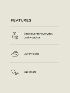 Best Next Thermal Base Layer Long Sleeved Top and Legging Set Cream Heart