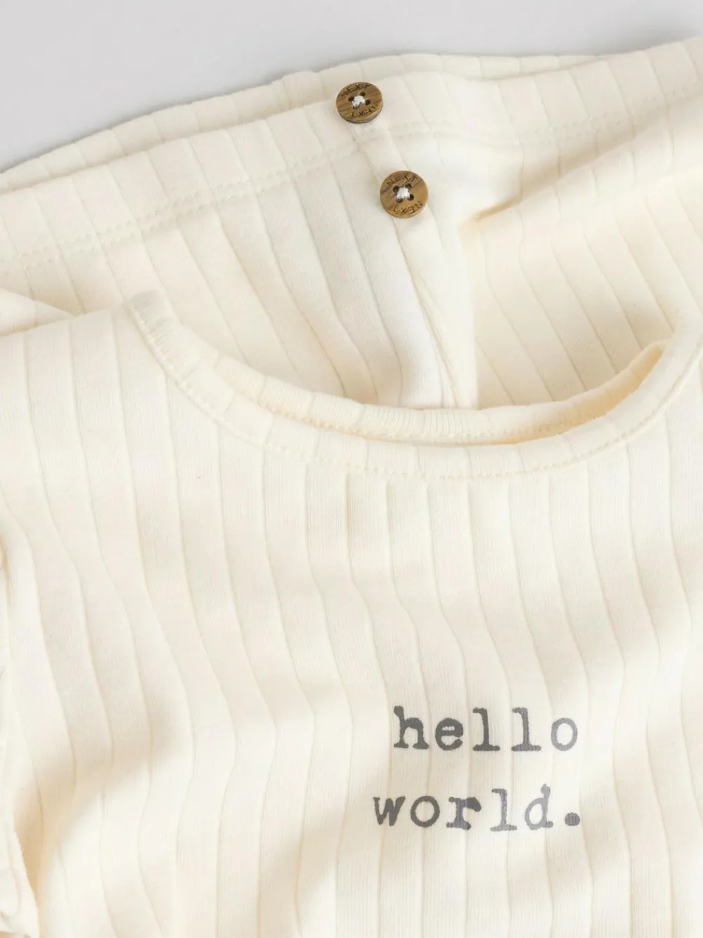 Next Hello World Top and Leggings Baby Set (0-18mths)^BOY Tops|Tops