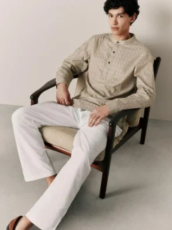 Best Next Cream Kurta