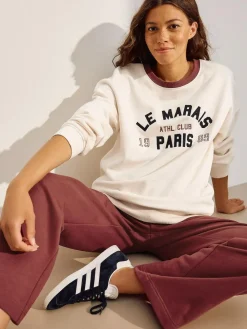 Next Cream Maternity Graphic Sweatshirt