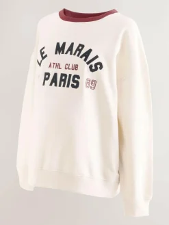 Next Cream Maternity Graphic Sweatshirt