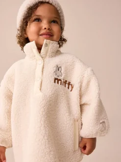Next Cream Miffy Half Popper Fleece (3mths-7yrs)^ Jackets & Coats|Snowsuits & Coats