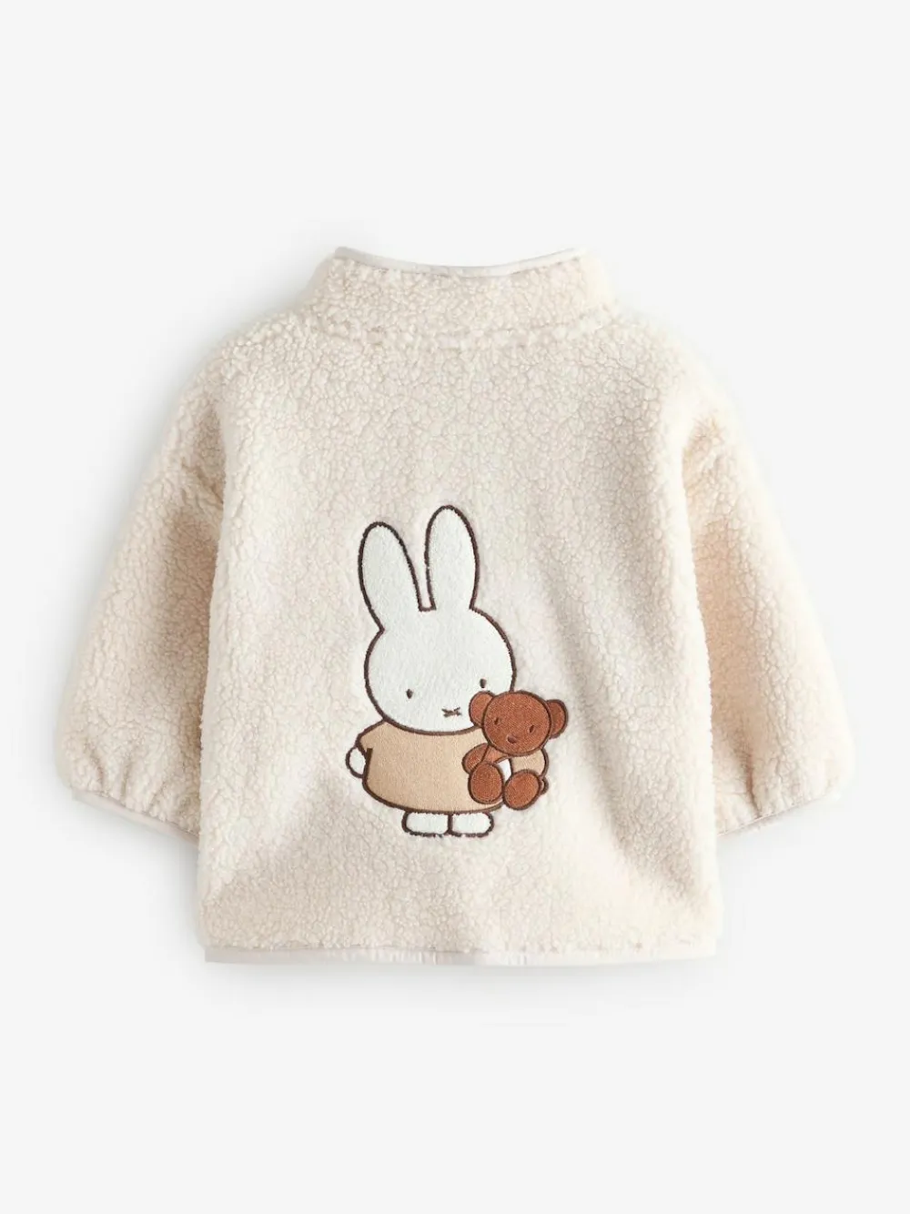 Next Cream Miffy Half Popper Fleece (3mths-7yrs)^ Jackets & Coats|Snowsuits & Coats