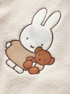 Next Cream Miffy Half Popper Fleece (3mths-7yrs)^ Jackets & Coats|Snowsuits & Coats