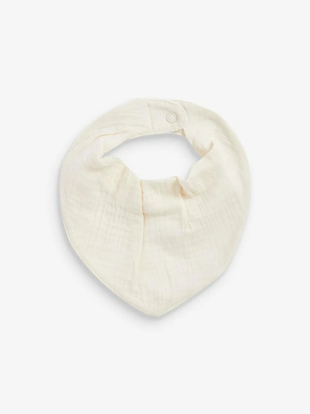 Best Next Muslin Baby Dribble Bibs 3 Pack Cream