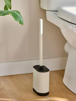 Next Cream Natural Slimline Silicone Toilet Brush^ Bathroom Accessories