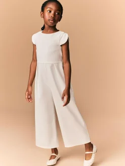 Best Next Occasion Jumpsuit (3-16yrs) Cream