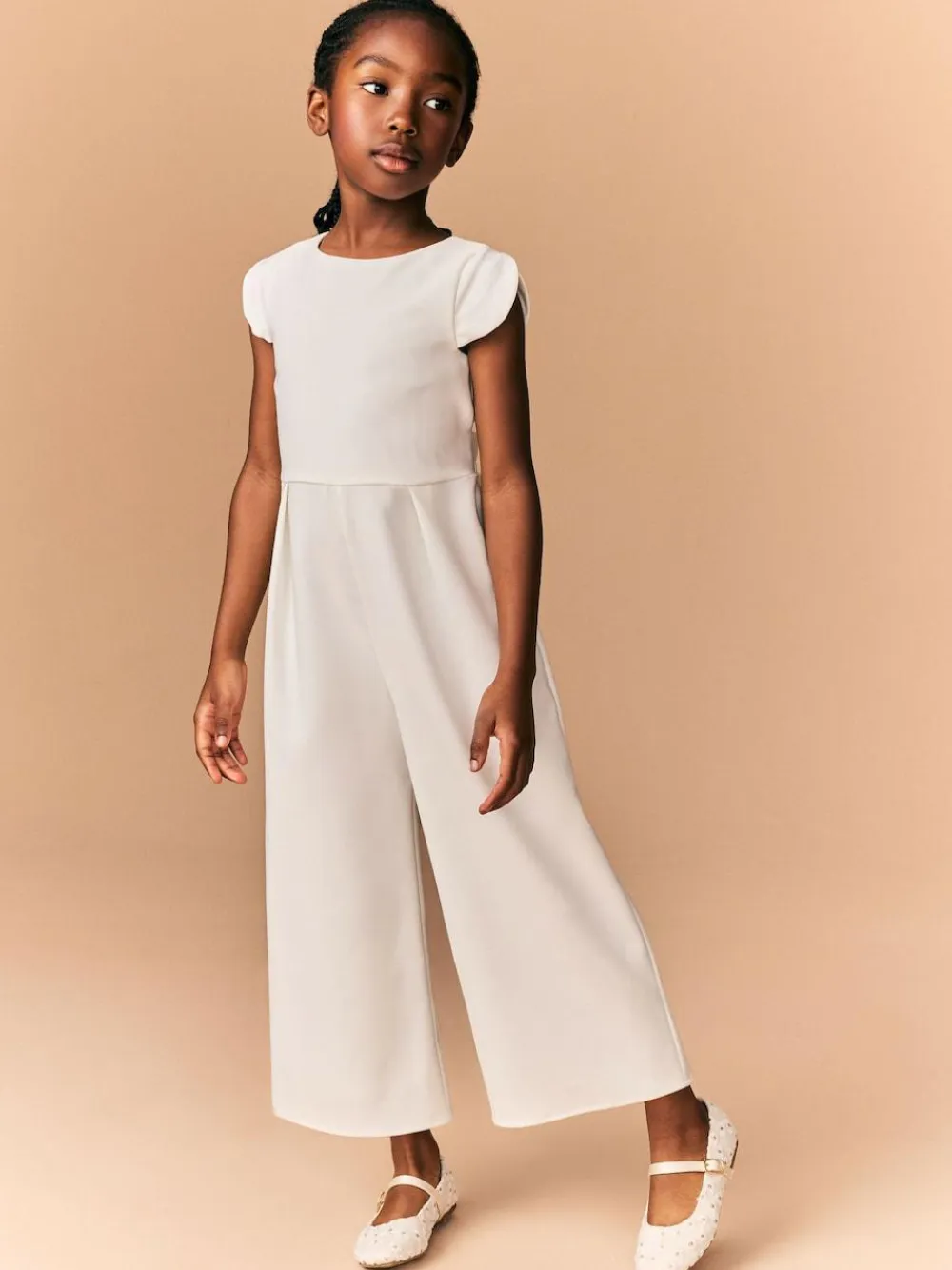Best Next Occasion Jumpsuit (3-16yrs) Cream
