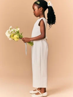 Best Next Occasion Jumpsuit (3-16yrs) Cream