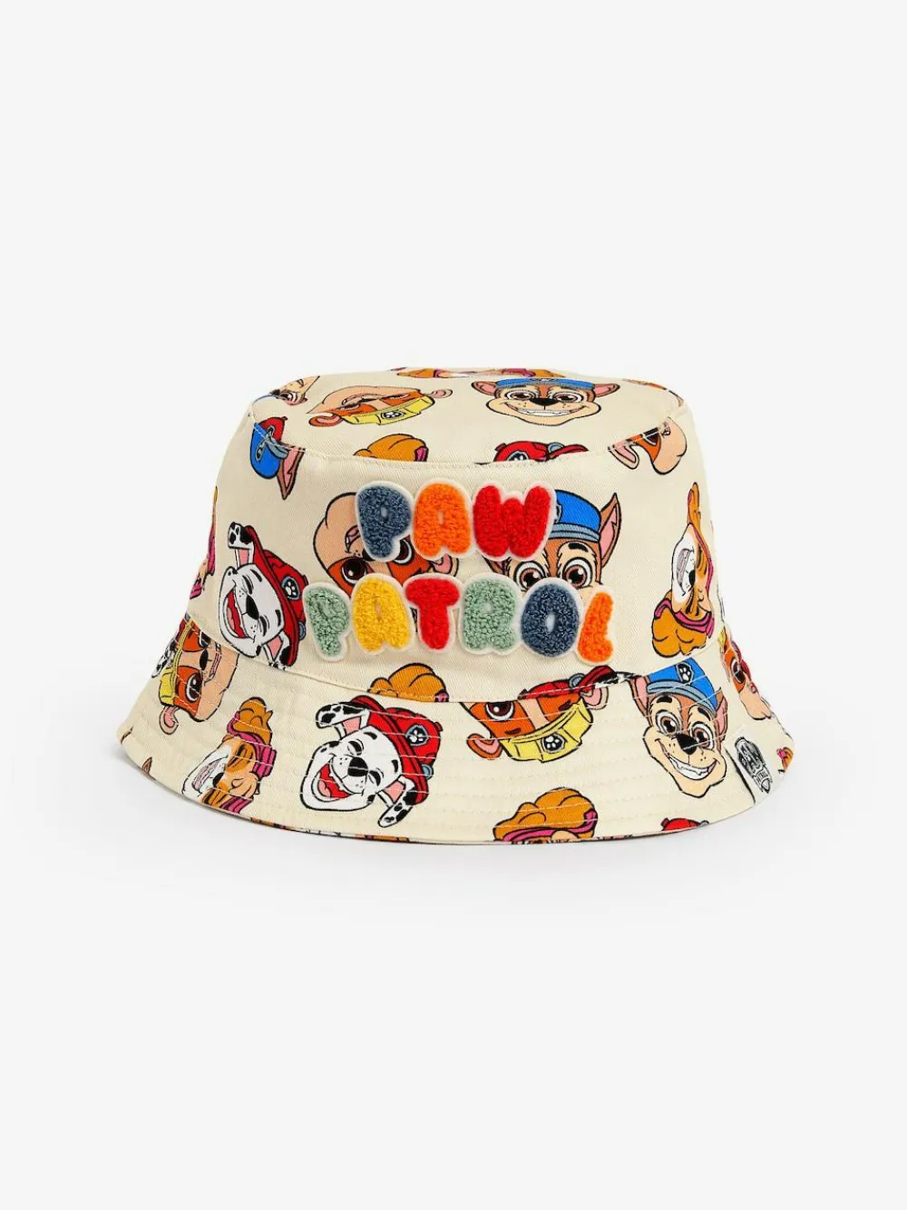 Next Cream Paw Patrol Bucket 100% Cotton Hat (1-10yrs)^BOY Hats & Scratch Mitts|Hats