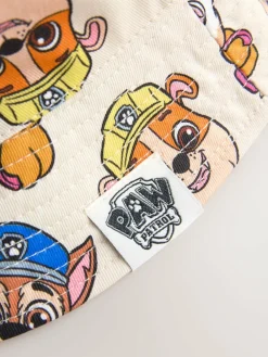 Next Cream Paw Patrol Bucket 100% Cotton Hat (1-10yrs)^BOY Hats & Scratch Mitts|Hats
