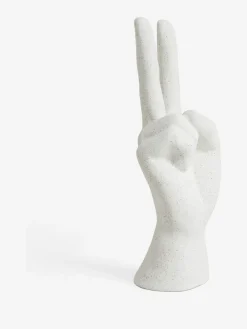New Next Cream Peace Hand Ornaments Sculpture