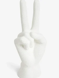 New Next Cream Peace Hand Ornaments Sculpture