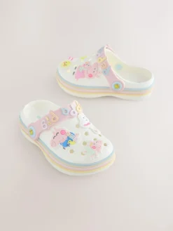 Next Cream Peppa Pig Character Clogs^ Boots