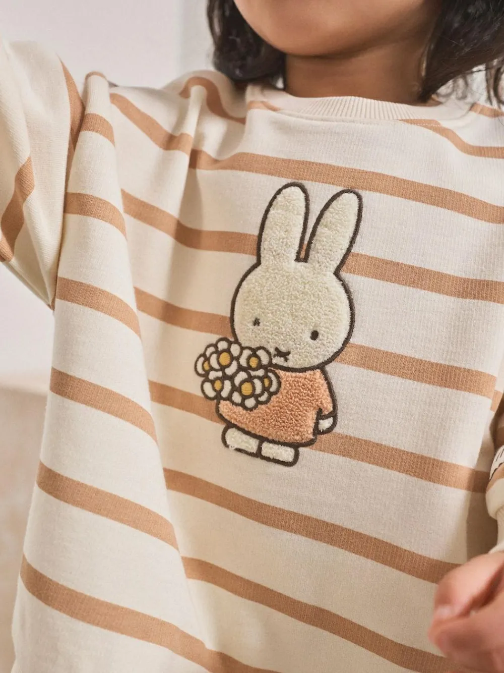 Next Cream Stripe Miffy Sweatshirt & Leggings Set (3mths-7yrs)^ Baby Girls|Cosy Club