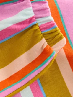 Next Cream Stripe Padded Characters Sweatshirt and Barrel Leg Joggers Set (3mths-7yrs)^ Baby Girls|Baby Winter Clothing