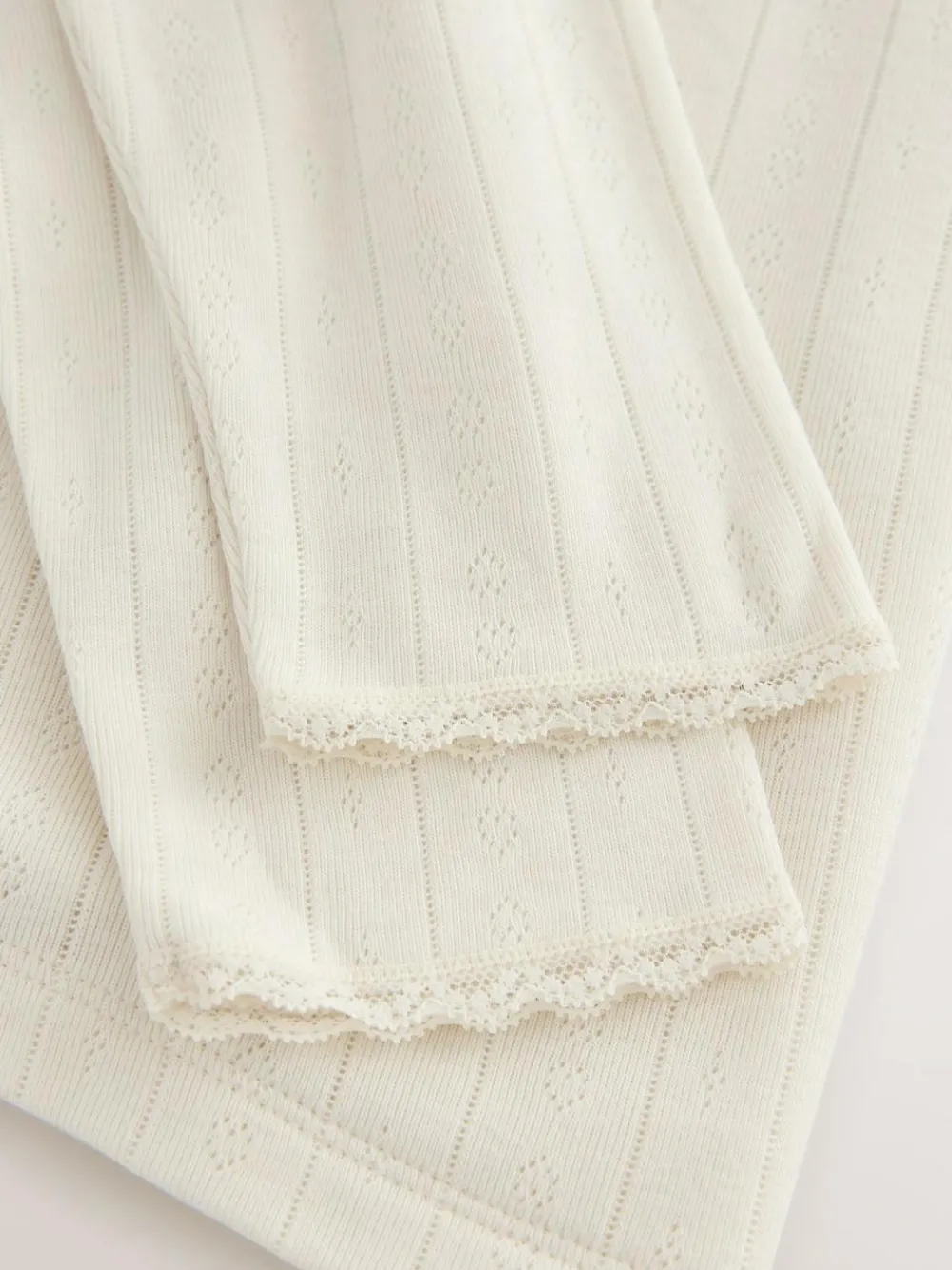 Online Next Thermal Maximum Warmth Cosy Pointelle Long Sleeved Top Cream