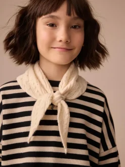 Next Cream Triangle Tie Scarf (3-16yrs)^ Hats