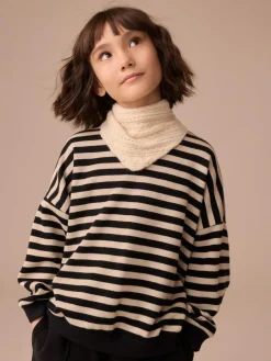 Next Cream Triangle Tie Scarf (3-16yrs)^ Hats