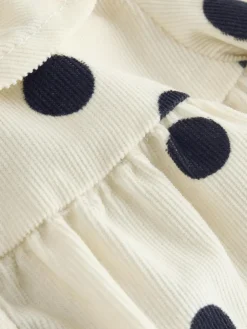 Next Cream/Charcoal Polka Dot Baby Bloomer Rompers Set 2 Piece with Tights (0mths-3yrs)^ Rompers & Overalls|Sets & Coords