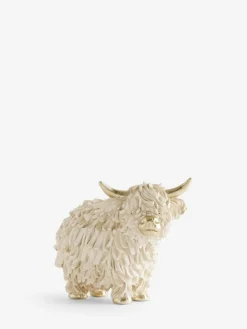 Next Cream/Gold Hamish The Highland Cow Small Ornament^ Ornaments
