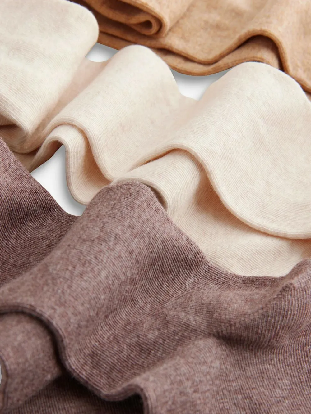 Online Next 3 Pack Cotton Rich Tights Cream/Neutral