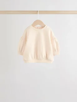 Next Baby Sweatshirt & Joggers 6 Piece Set (0mths-2yrs) Cream/Pink