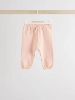 Next Baby Sweatshirt & Joggers 6 Piece Set (0mths-2yrs) Cream/Pink