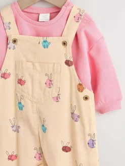 Next Baby Dungaree and Bodysuit Two Piece Set (0mths-3yrs)^ Rompers & Overalls|Sets & Coords
