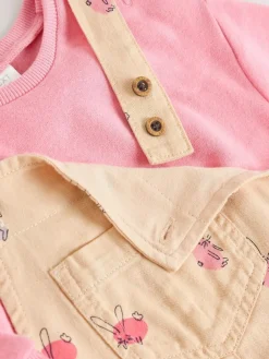 Next Baby Dungaree and Bodysuit Two Piece Set (0mths-3yrs)^ Rompers & Overalls|Sets & Coords