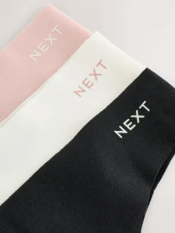 Next Thong Cotton Rich No VPL Knickers 3 Pack^Women Panties