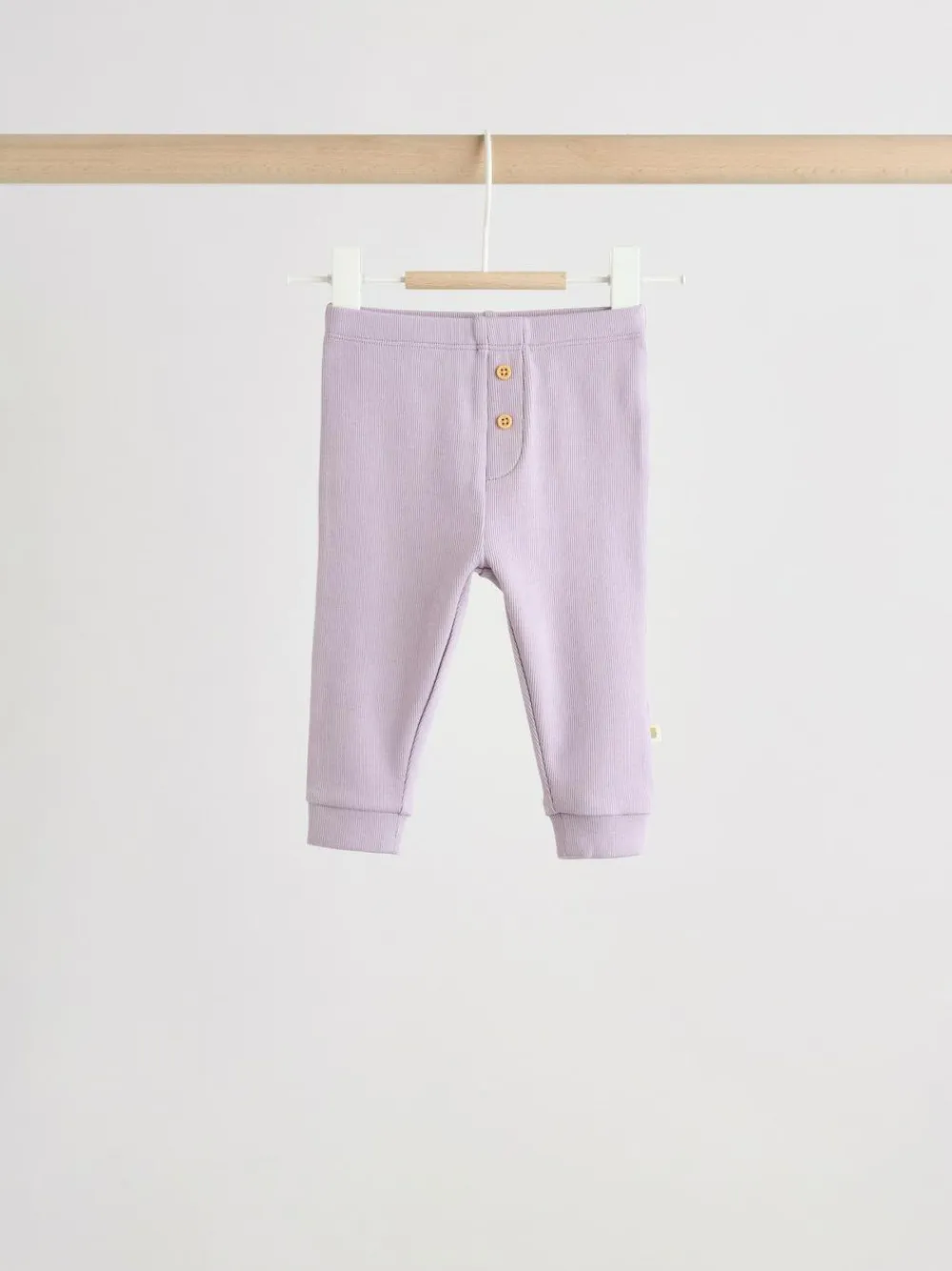 Outlet Next Baby Fleece Tops and Leggings Set 2 Piece (0mths-2yrs) Cream/Purple Tulip