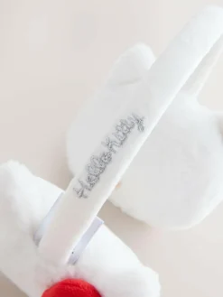 Clearance Next Cream/Red Hello Kitty Ear Muff