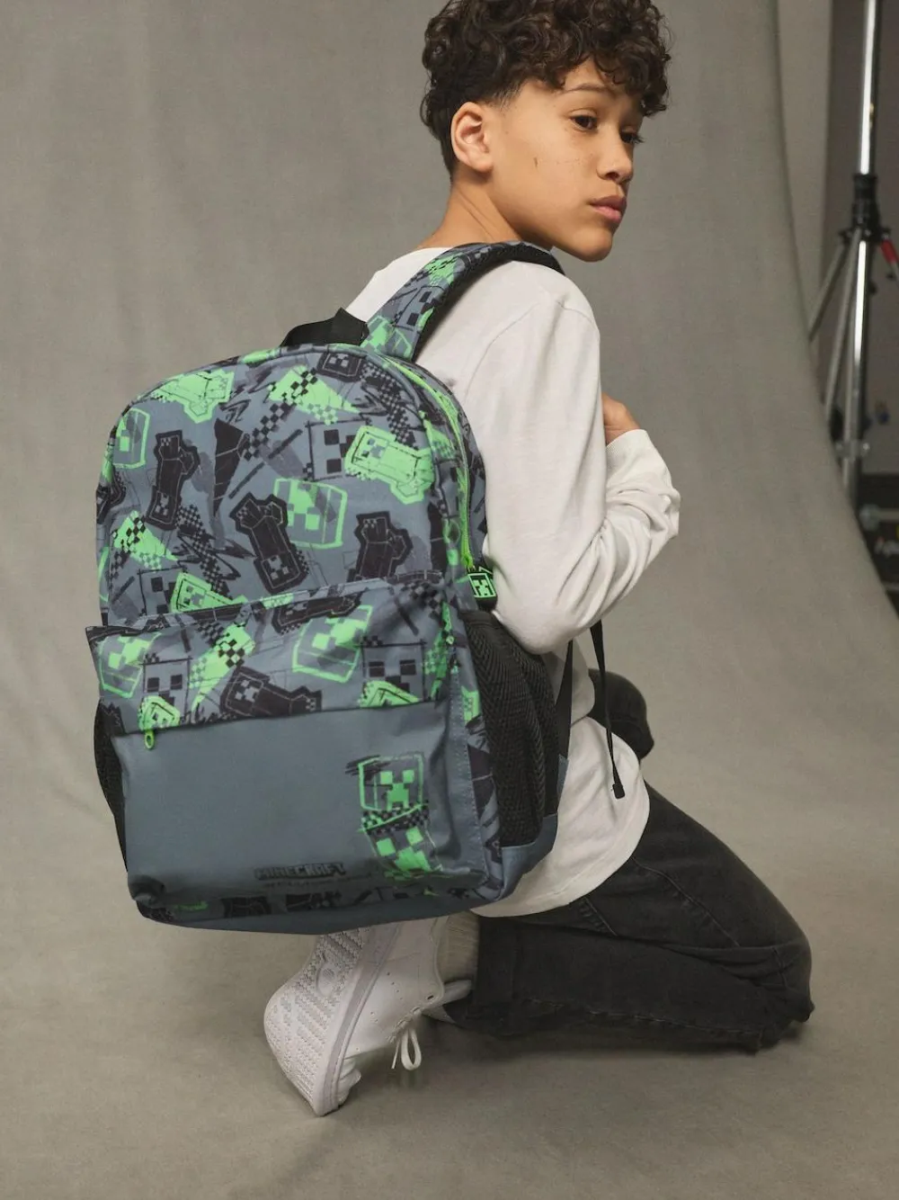 Sale Next Creeper Print Minecraft Backpack