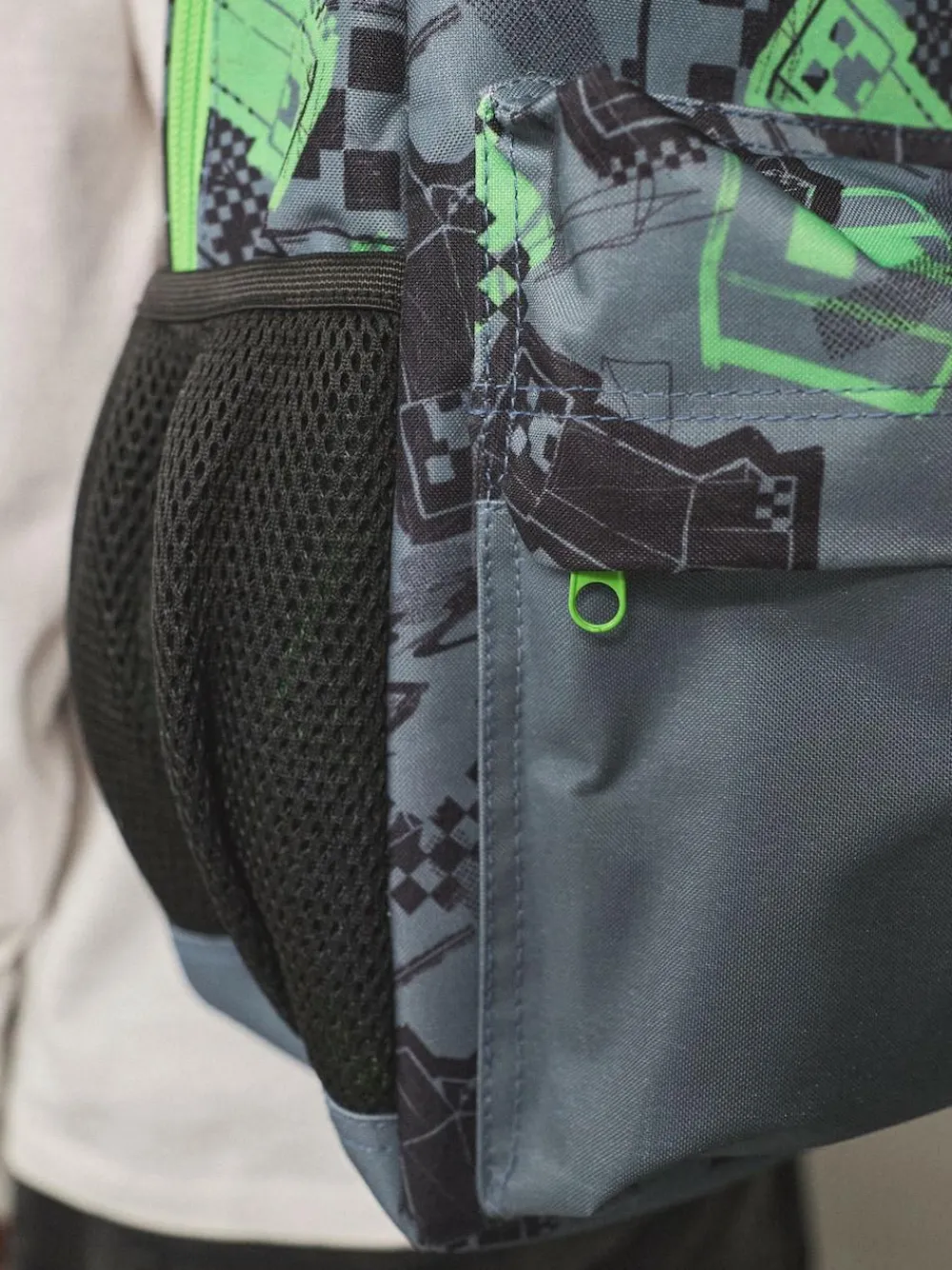 Sale Next Creeper Print Minecraft Backpack
