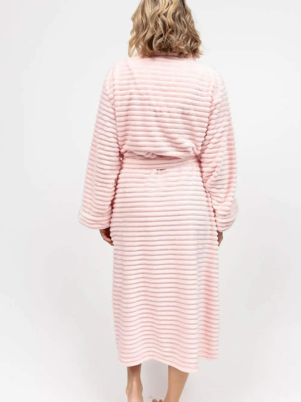 Cyberjammies Striped Sealskin Fleecy Dressing Gown^Women Bathrobes