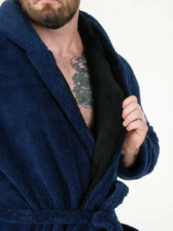 D555 Newquay 1 Supersoft Dressing Gown With Hood^ Bathrobe