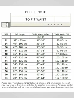 Online D555 Brown HARRISON Large Buckle Faux 3.9cm Width Leather Belt