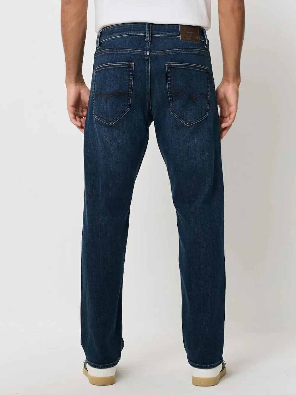 Next Dark Blue - ThermoGen Straight Fit Motionflex Jeans^ Jeans|Jeans