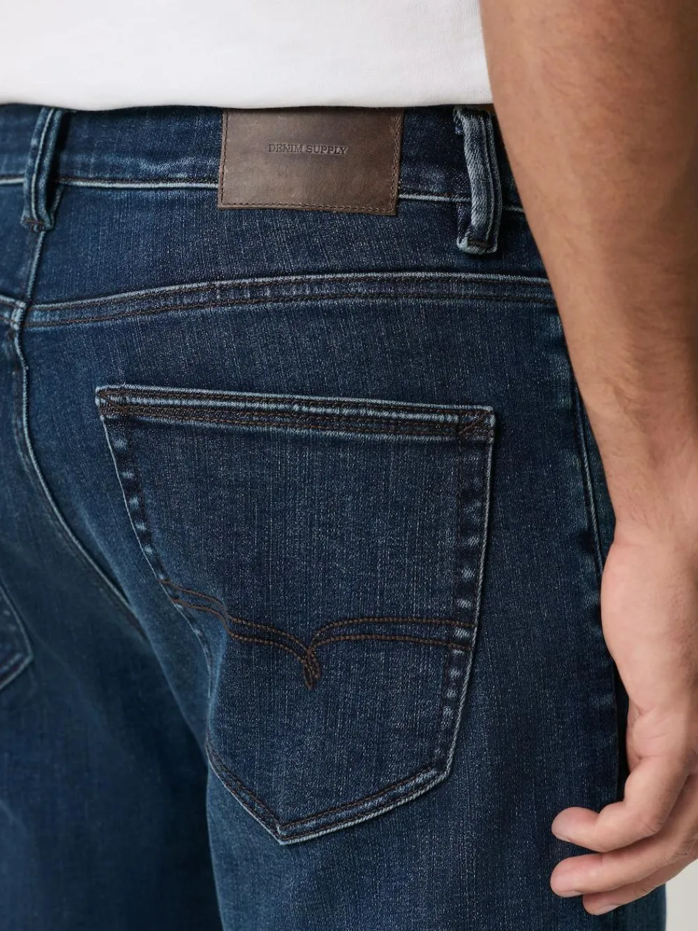 Next Dark Blue - ThermoGen Straight Fit Motionflex Jeans^ Jeans|Jeans