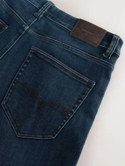 Next Dark Blue - ThermoGen Straight Fit Motionflex Jeans^ Jeans|Jeans