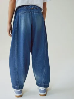 Next Dark Blue Barrel Jeans (3-16yrs)^ Jeans