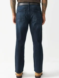 Clearance Next Bootcut Belted Authentic Jeans Dark Blue