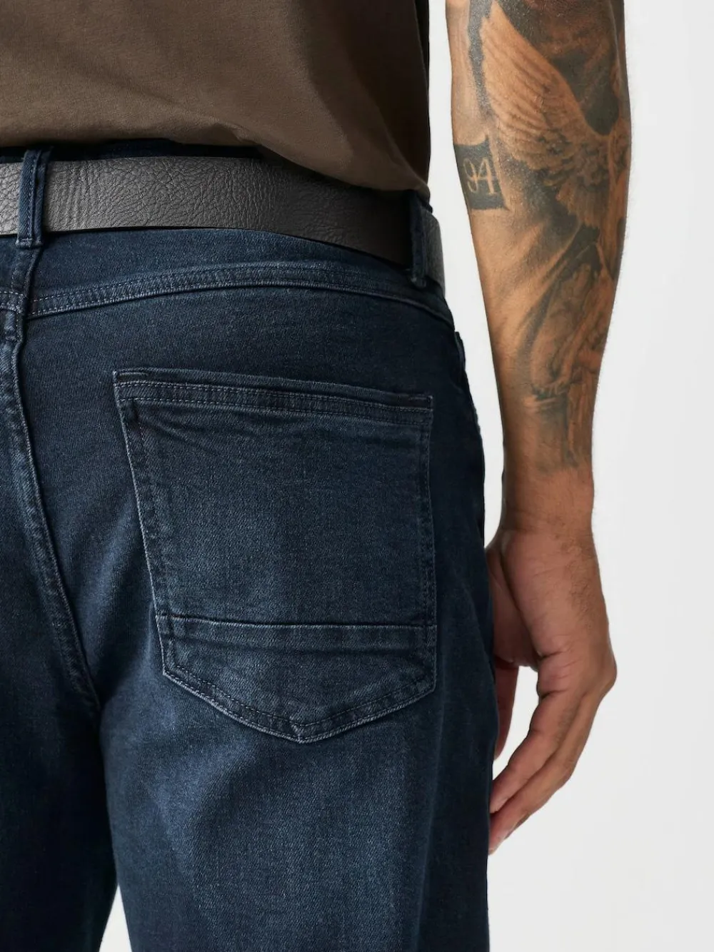 Clearance Next Bootcut Belted Authentic Jeans Dark Blue