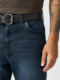 Clearance Next Bootcut Belted Authentic Jeans Dark Blue