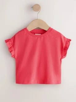 Next Dark Blue Cherry Printed Denim Playsuit and T-Shirt (3mths-7yrs)^ Jumpsuits & Playsuits