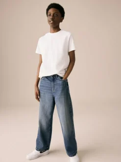 Hot Next Dark Blue Denim Super-wide Fit Authentic Jeans (3-16yrs)