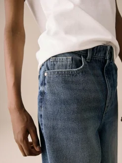 Hot Next Dark Blue Denim Super-wide Fit Authentic Jeans (3-16yrs)