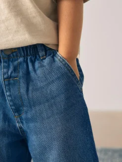 Next Dark Blue Denim Wide Leg Jeans (3mths-7yrs)^BOY Jeans & Joggers|Jeans